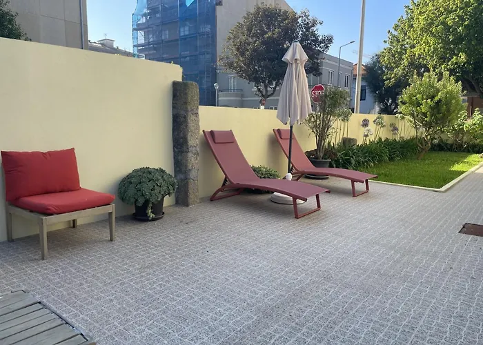 아파트 Albina's Guest House, Em Leca, A 500m Da 레카다팔메이라