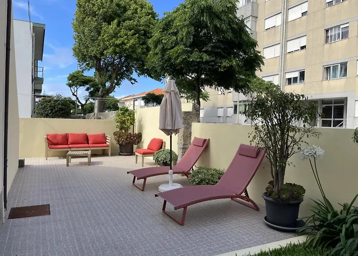 아파트 Albina's Guest House, Em Leca, A 500m Da 레카다팔메이라